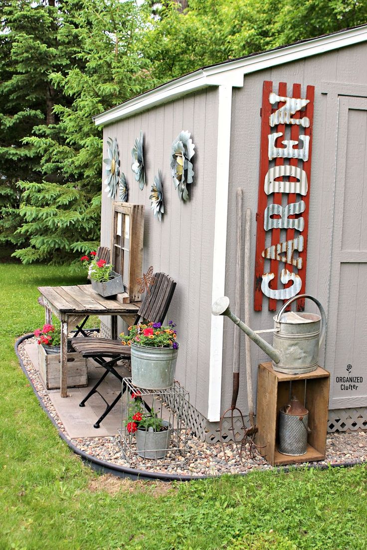 Charming Backyard Garden Shed Decorating Ideas to Inspire Your Creative Space