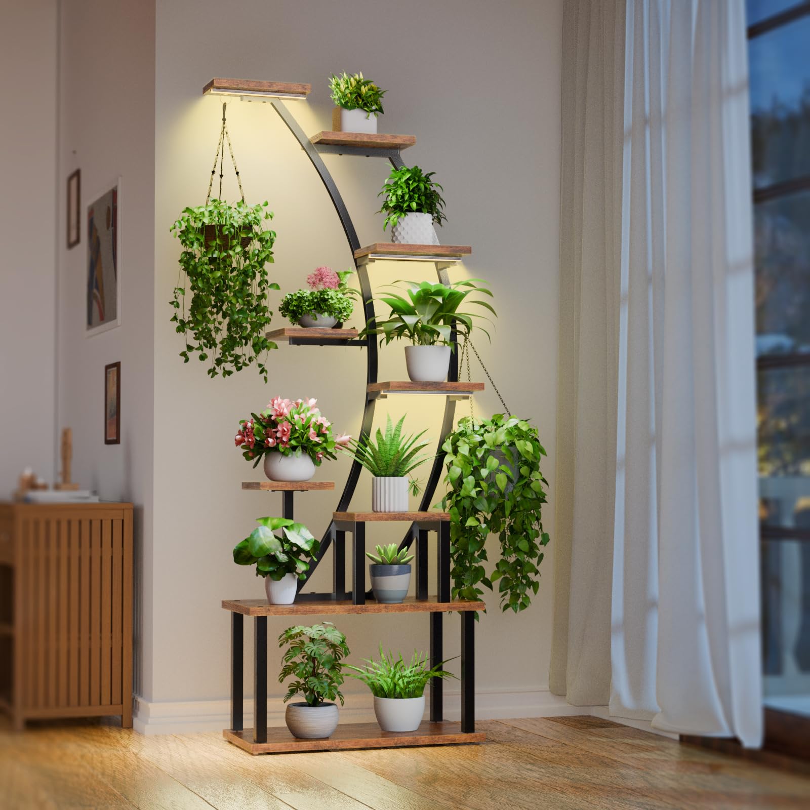 Stylish Plant Stands to Elevate Your Large Plants and Enhance Any Room