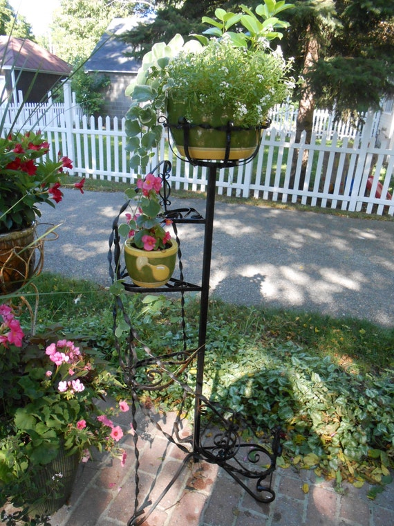 Charming Antique Wrought Iron Plant Stands: A Touch of Elegance for Your Home